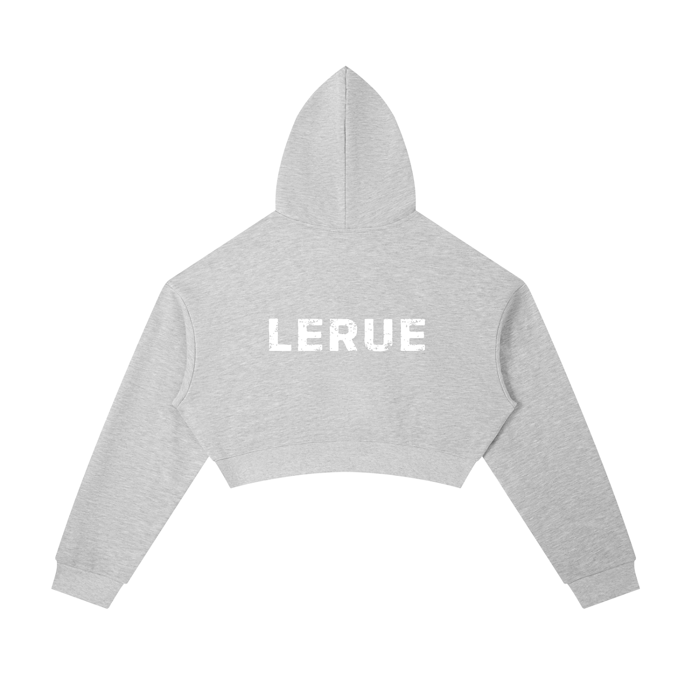 Essential Cropped Zip-Up Hoodie